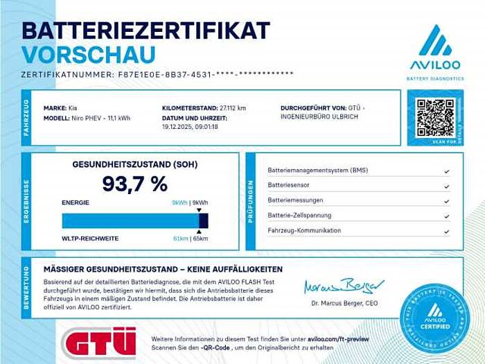 Kia Niro 1.6 PHEV DCT Edition 7 CARPLAY+ANDROID AUTO